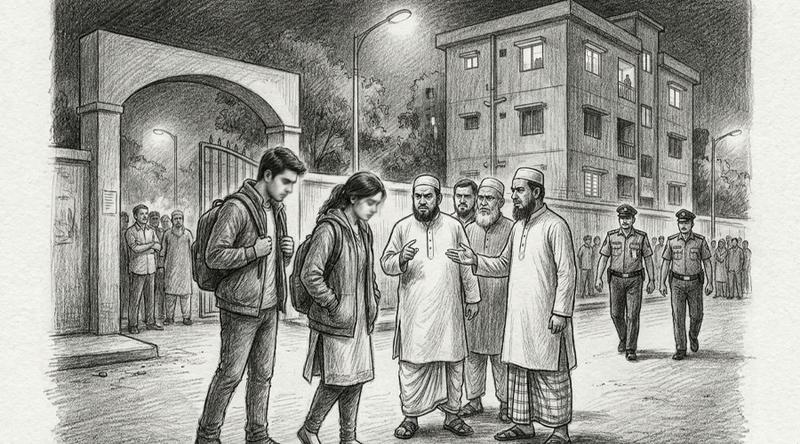 ইসলামী বিশ্ববিদ্যালয়ে অপ্রীতিকর অবস্থায় প্রেমিক যুগল হাতেনাতে ধরা, আজ বিয়ে
