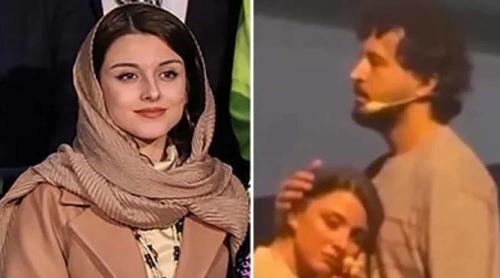 সহ-অভিনেতার বুকে মাথা রাখায় মামলা